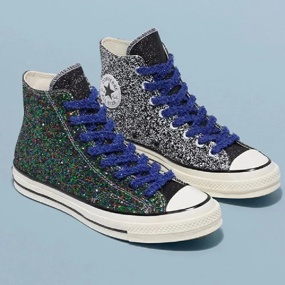 Converse JW Anderson x Chuck 70 Hi 'Glitter Pack Black Multicolor' 164697C 10